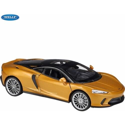 WELLY 1:24 McLaren GT sports car simulation alloy car model crafts decoration collection toy tools gift