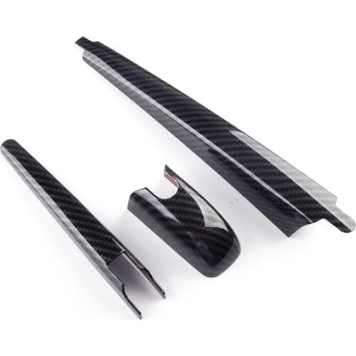 Rear Wiper Cover Trim Decoration Carbon Fiber Style Fit for Dodge Durango SUV 2011 2012 2013 2014 2015 2016 2017 2018 2019 2020