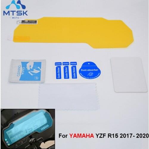 For YAMAHA YZF-R15 2017 2018 2019 YZF R15 Motorcycle Cluster Scratch Screen Protection Instrument Dashboard Protective Film