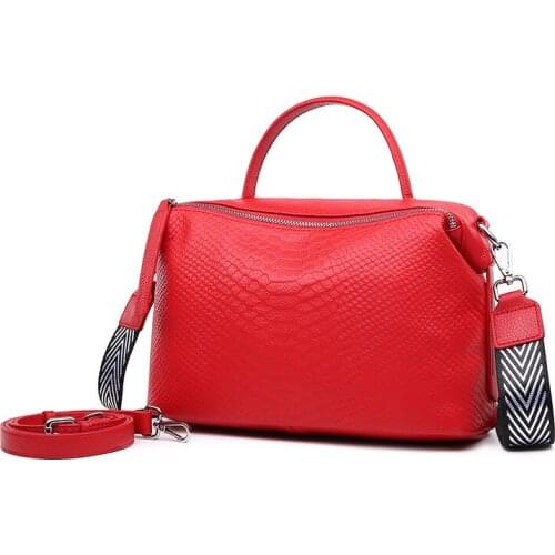 Genuine Leather Women Messenger Bags Crocodile Female Crossbody Shoulder Hand bags For Women High Quality Cowhide Ladies Handbag