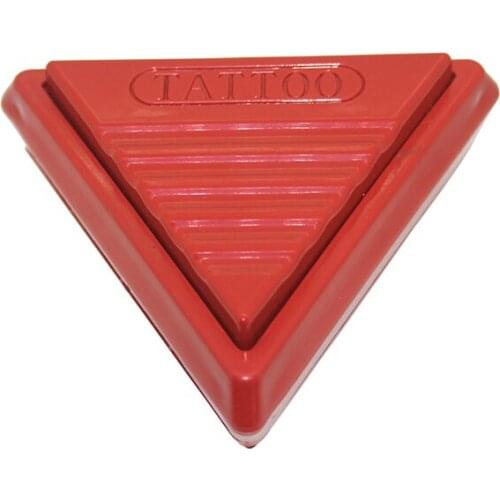 1PCS Red Pro Triangle Flat Tattoo Foot Pedal Switch High quality Light Weight Foot Switch Pedal for Tattoo Supply