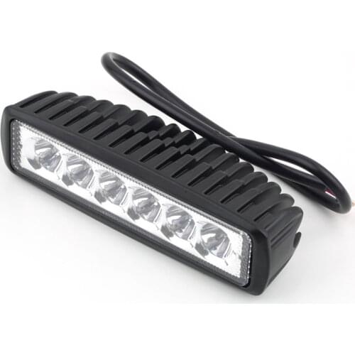 18W 6LED Light BAR FLOOD BEAM Work Driving OFF ROAD Snowmobile 4WD BOAT Exquisitely Designed Durable
