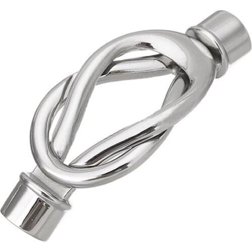 20pcs/lot hole: 5/6mm Stainless Steel Round Magnet hand with hand Clasps Metal Connector Leather Cord Bracelets Findings clasps