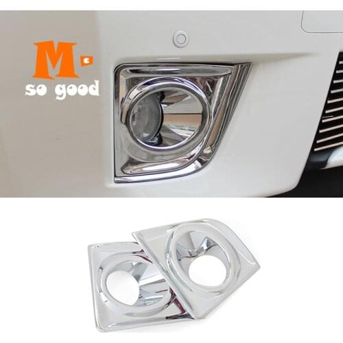 Fit for Toyota Corolla Altis 2014 2015 2016 2017 Chrome Front Fog Light Lamp Covers Trim Bezel Insert Car Exterior Accessories