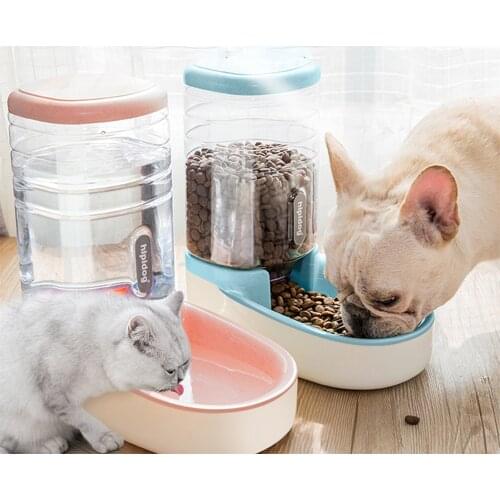 Pet Bowls Dog Bowls Dog Food Water Feeder Cats Pet Drinking Dish Feeder Raised Feeding for Cat Puppy Pet Supplies Dog Accessorie