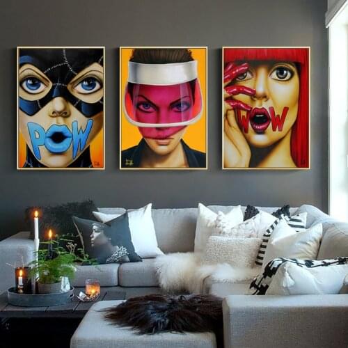 Nordic Canvas Painting Nordic Modern Wall Art Poster Home Decor Bedroom Living Room Picture Creative Figure Minimalist Painting