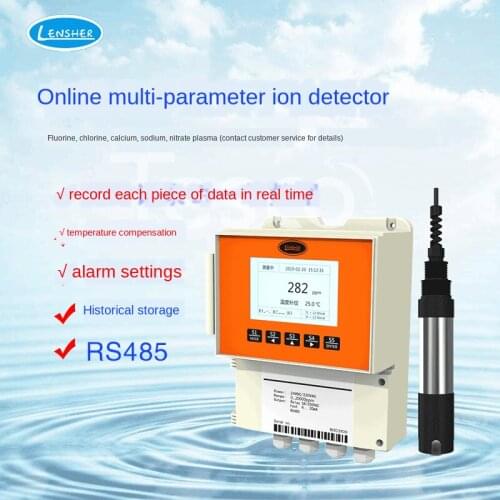 Water quality online hardness tester fluoride ion chloride ion electrode sodium ion sensor calcium ion sensor