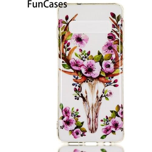 Fitted Case For estuche Samsung S10 Dog Silicone Case Soft TPU Cases sFor Capinhas Samsung Galaxy hoesje S10 Hoesje samsumg