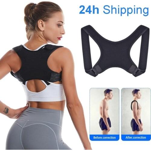 Adjustable Posture Corrector Protection Spine Pain Relief Correction Belt Women Men Back Shoulder Support Preventing Humpback