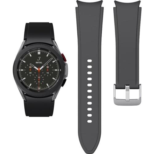 GOOSUU 20mm 22mm Silicone Strap For Huawei Watch GT 2 Pro 2e Strap For Samsung Galaxy Watch /45mm Active 2 Gear S3 Black Color