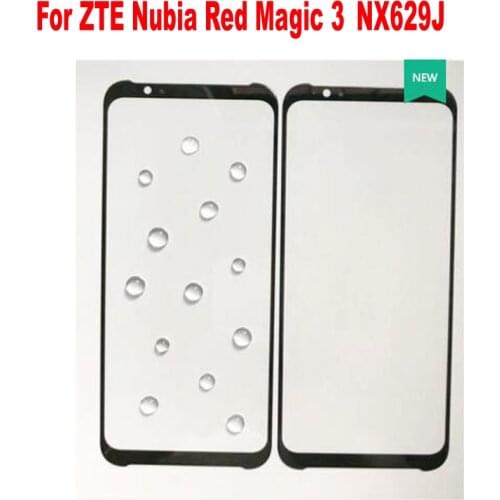 Original LTPro New Outer Glass Lens Touch Screen For ZTE Nubia Red Magic 3 Magic3 NX629J Front Panel No LCD NO Cable Phone Parts