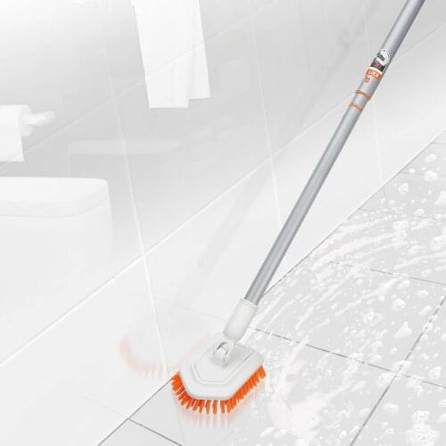 Scrubs Tub and Tile Brush Refill Replacement Scrubber Head Stiff Bristles Grout Brush for Cleaning Shower Kitchen Bathroom