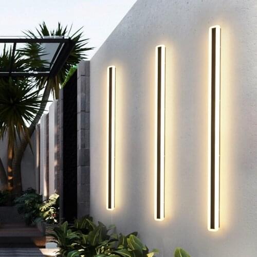 Outdoor wall lamp，led waterproof，minimalist，porch wall lamp ip65，garden lighting ，villa 110 v220v balcony