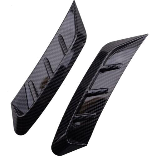 1 Pair Car ABS Front Headlight Eyebrow Eyelid Cover Trim Frame Carbon Fiber Style Fit For Audi A4 B9 2020