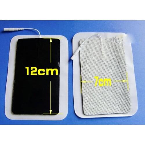 7*12cm 10 pairs/lot White Electrode Pads Adhesive Replacement Tens Pads For EMS Acupuncture Digital Therapy Machine Massager