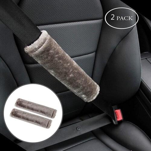 2pcs Seat Belt Shoulder Pads Comfortable Shoulder Protect Belt Cushion Car Styling Seat Belt Cover Car Accessories