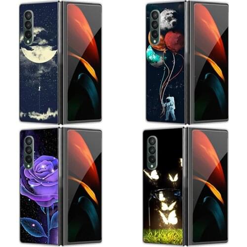 Coque For Samsung Galaxy Z Fold 3 5G Case Hard Plastic Phone Cover Case For Samsung Z Fold3 Z Fold 3 Phone Case Cover Funda Capa