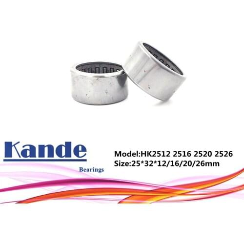 HK2512 HK2516 HK2520 HK2526 Needle Bearings Needle Roller Bearing 25X32X12 25X32X16 25X32X20 25X32X26