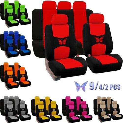 Fashion Car Seat Covers Universal Car Seat Cover Car Seat Protection Covers Women Car Interior Accessories (9 Colors)