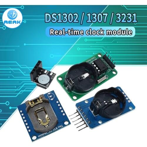 DS3231 AT24C32 IIC Module DS1302 Precision Clock Module DS1307 Memory module mini module Real Time 3.3V/5V For Raspberry Pi