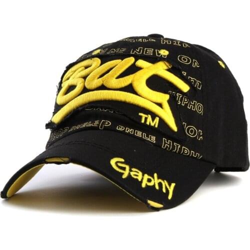 Wholesale Snapback Hats Baseball Cap Hats Hip Hop Fitted Cheap Hats for Men Women Gorras Curved Brim Hats Damage Cap