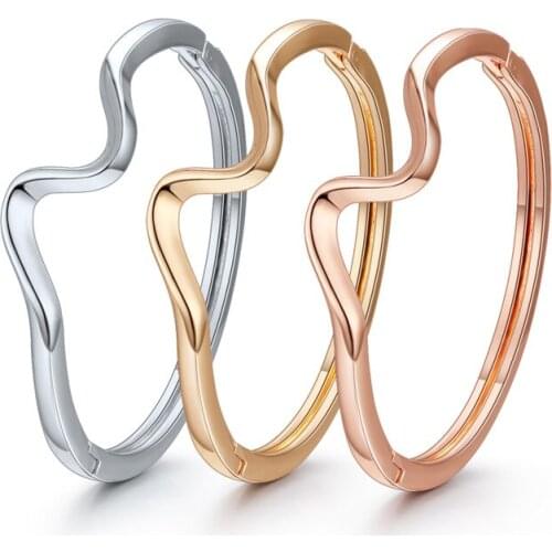 ORNAPEADIA 2021 Creative New Niche Jewelry Bracelet for Women Simple Glossy Gold-plated Lightning Wild Irregular Trend Bracelet