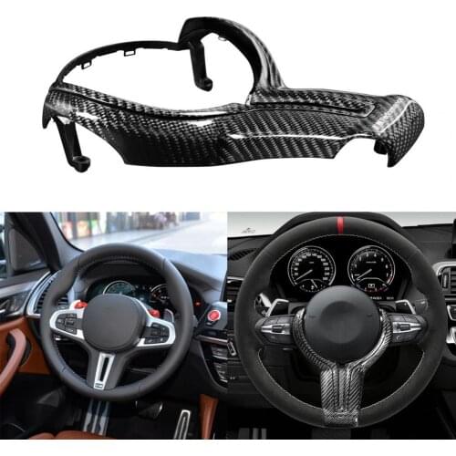 Steering Wheel Trim Portable Anti-rust Sturdy Steering Wheel Cover Trim for BMW M