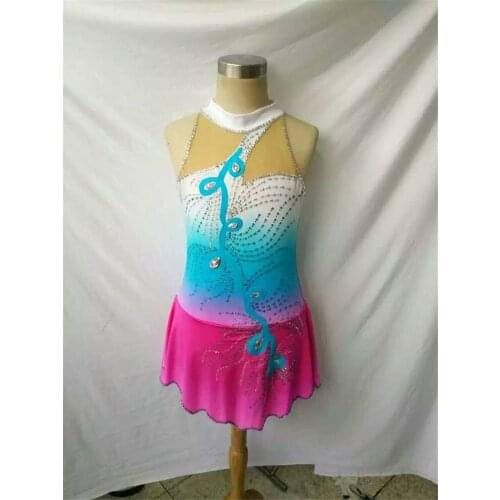 Custom Figure Skating Dresses Adult Graceful New Brand Ice Skating Dresses For Competition DR4453