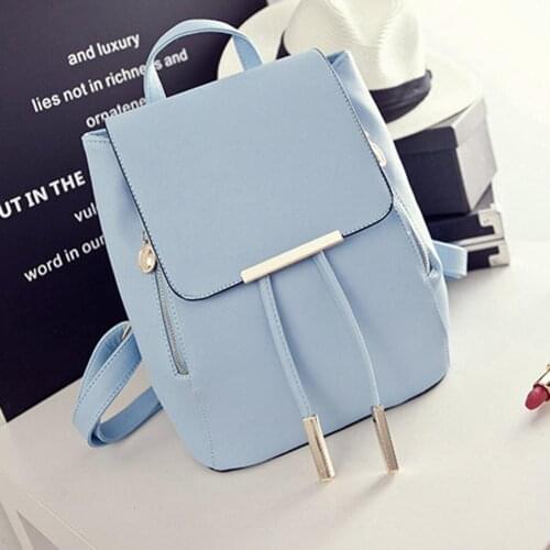 PU Leather Backpack School Bag Student Backpack Women Travel bag