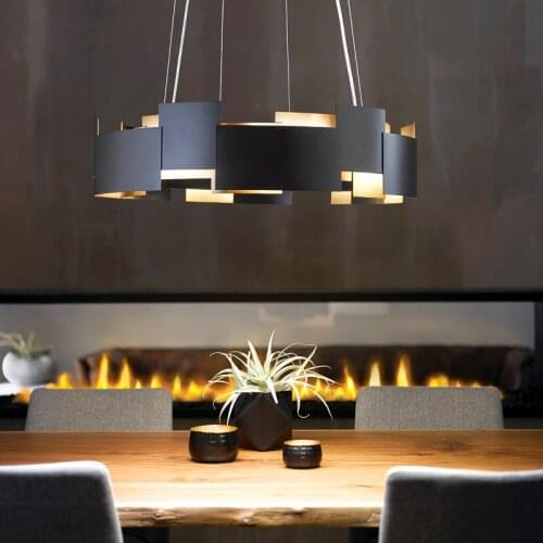 Light luxury post-modern living room chandelier art bedside bedroom study model room lamp led lighting fixture