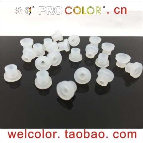 T shaped silicone rubber Hollow small bushing plug parts grommet single hole OD 5.5MM 5.5 7/32 7/32" hole ID 5/64 " 2MM 2 2.0 mm