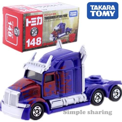 Takara Tomy Dream Tomica 148 Transformer Optimus Prime Car Hot Pop Kids Toys Motor Vehicle Diecast Metal Model Collectibles New