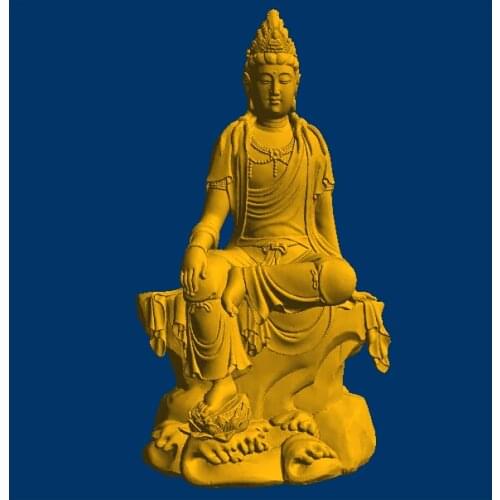 High quality 3D model Relief in STL file format Goddess Of Mercy_7