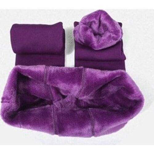 2020 New Thick Velvet Leggings High Waist Through The Meat Warm Casual Pants Women Slim Winter Elasticity Solid Color Versatile