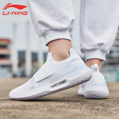 Li-Ning Women EXTRA II Stylish Lifestyle Shoes Mono Yarn Breathable Sock-Like LiNing Sport Shoes Sneakers AGLP028 SAMJ19