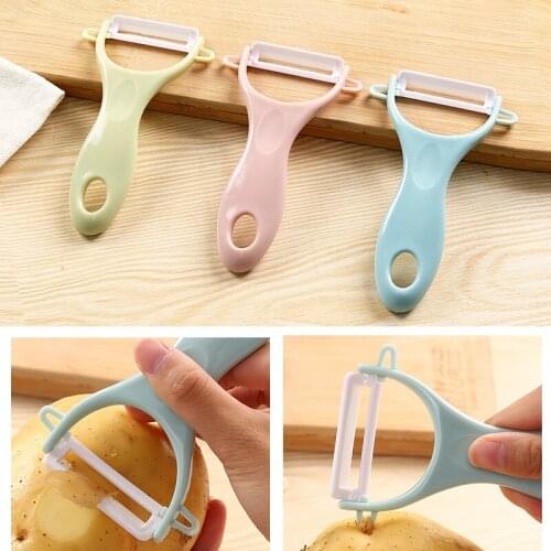 1pcs Ceramic Peeler Practical Vegetable Fruit Paring Knife Apple Peeler Potato Skin Remover Kitchen Accessories Gadgets