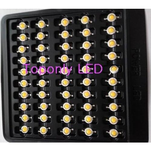 1w Bridgelux golden warm white 2000k high power led emitting diodes ideal lighting source for jewelry counter/store/hotel lobby