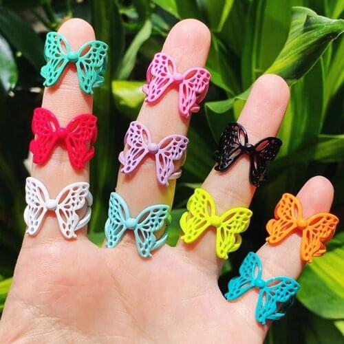 10 Piece Butterfly Summer Rings Enamel rings Mix color rings accessories jewelys jewelry party ring Enamel rings 51747