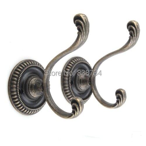 10pcs 80*45*50mm Europe antique hook fancy wardrobe cupboard hook single hook coat hook