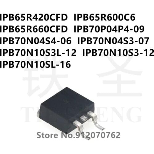 10PCS IPB65R420CFD IPB65R600C6 IPB65R660CFD IPB70P04P4-09 IPB70N04S4-06 IPB70N04S3-07 IPB70N10S3L-12 IPB70N10S3-12 IPB70N10SL-16