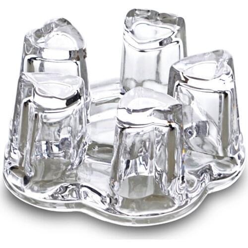 1x Heat-Resisting Glass Crystal Regular Pentagon Teapot Coffee Water Tea Pot Warmer Heater