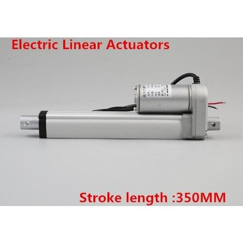 2PCS 12V DC 350mm Stroke Linear Actuators 1500N/150KG 6mm/s Max Lift Load Linear Motor for Electric Bed 330lbs