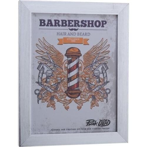 7pcs Hair Salon Wall Pictures Print Home Room Decorative Poster Photo Frame