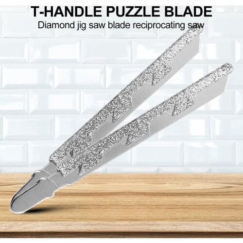 T-shank Diamond Jigsaw Blade 101*8.5*2m for Marble Stone Granite Tile Ceramic Quartzite Cutting for Stone Processing Accessories