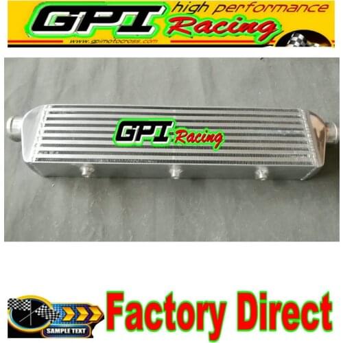 FMIC TURBO INTERCOOLER 550 x230 x 65mm 2.25" INLET/OUTLET Tube &Fin