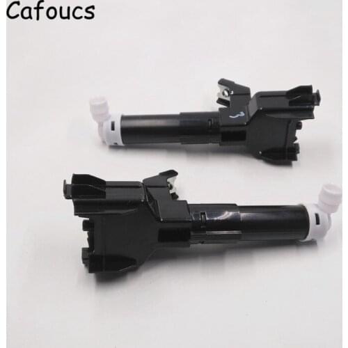 Cafoucs Car Headlight Washer Nozzle Water Spray Jet For Toyota Land Cruiser Prado TRJ150 KDJ150 GRJ15 2009-2013