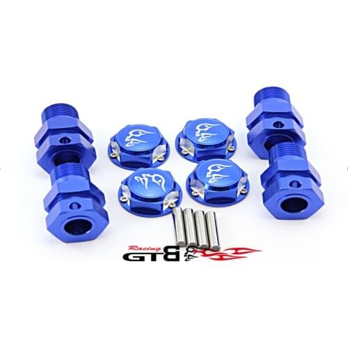 GTB racing cnc machined alloy Wheel nut & Axle extender for losi 5ive t kmx2 ,rovan lt