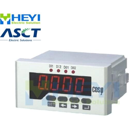 HY-H single phase LED digital display COS meter with RS485 communication power factor meters