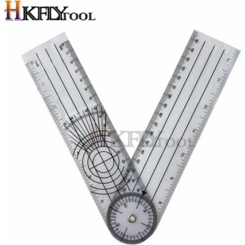 Calibrated Goniometer Medical Joint Ruler Range Tool Joint Angle Measurement Scale Medical Ulna Scale Ruler