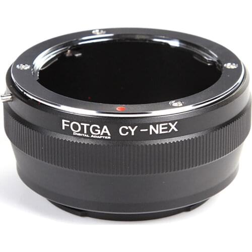 FOTGA Lens Adapter Ring for Contax Yashica CY to Sony E Mount A7III A9 NEX-7 NEX-3 NEX-5T/5 NEX-6 Cameras